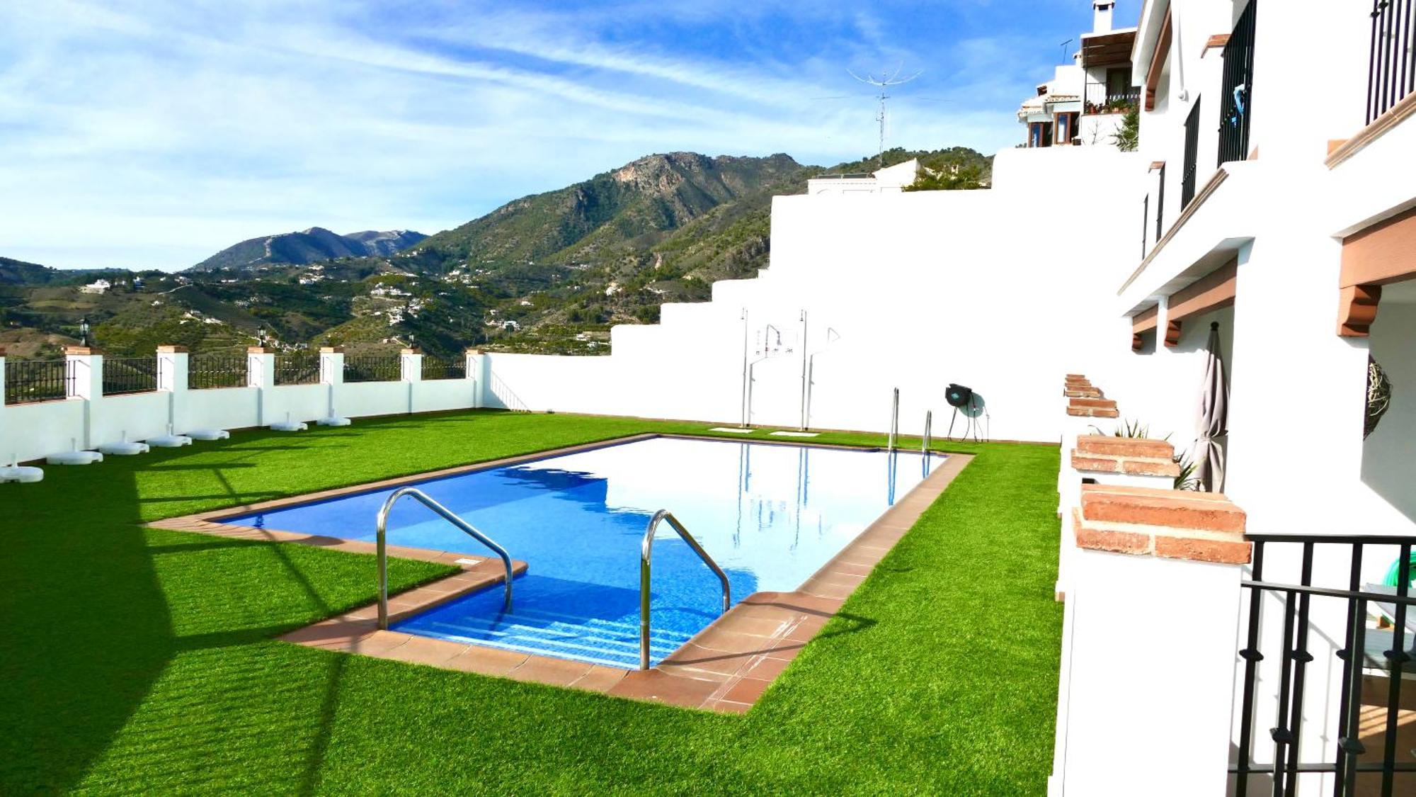 Casita Frigiliana - Stunning New Apartment With Views With Private Parking Space Exterior foto
