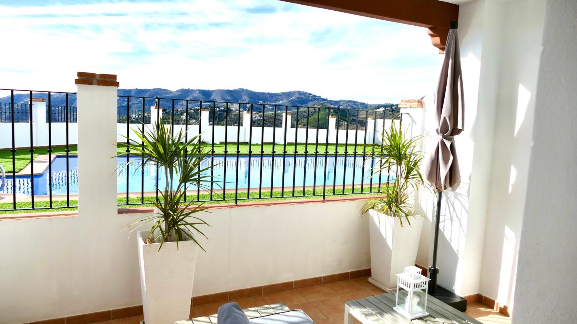 Casita Frigiliana - Stunning New Apartment With Views With Private Parking Space Exterior foto